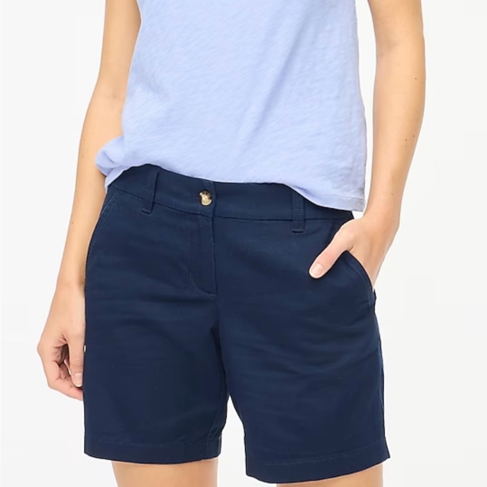 Navy Shorts, J. Crew, NWT, Navy, Size 6